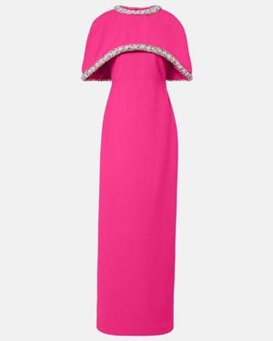 Jonathan Simkhai Briella Embellished Crepe Gown - Pink