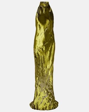 The Sei Halterneck Gown - Green