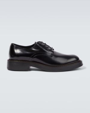 Tod's Stilvolle Lederschuhe mit Schnürung für das Geschäft - Schwarz