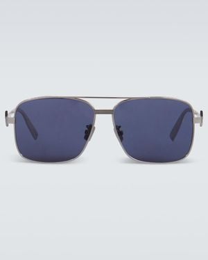 Dior Cd Diamond S9U Square Sunglasses - Blue
