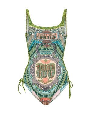 Jean Paul Gaultier Printed Swimsuit - Green