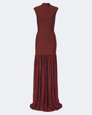 retroféte Zosima Knitted Gown - Red