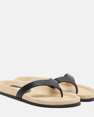 TOTEME Sandalen Aus Leder - Natur