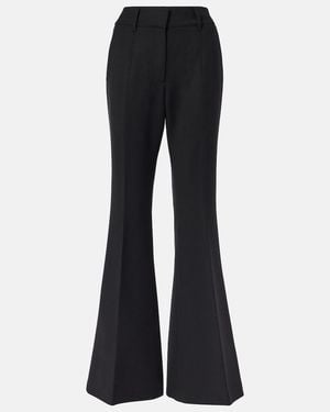 Gabriela Hearst Rhein Wool Flared Pants - Blue