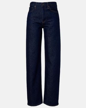 Agolde Arc 32 Mid-Rise Wide-Leg Jeans - Blue