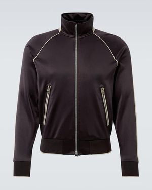Tom Ford Jersey Track Jacket - Black