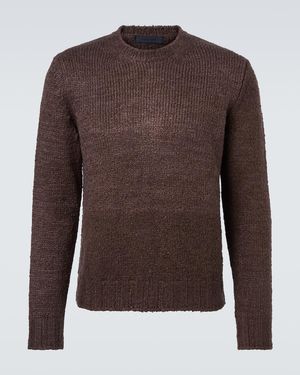 Saman Amel Gio Silk Jumper - Brown