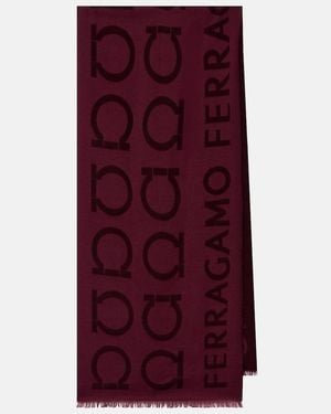 Ferragamo Sciarpa Gancini - Viola