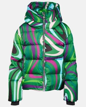 PUCCI X Fusalp Marmo Ski Down Jacket - Green