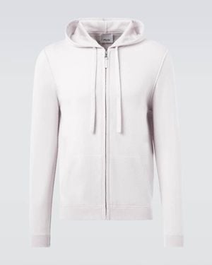 Allude Kapuzenjacke Aus Wolle Und Kaschmir - Weiß