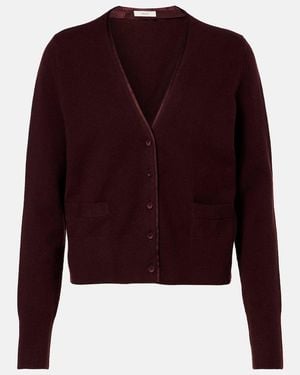 Vince Cardigan Aus Einem Wollgemisch - Lila