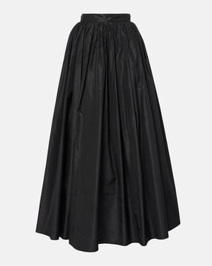 Dolce & Gabbana Taffeta Circle Maxi Skirt - Black