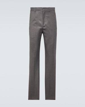 Acne Studios Mid-Rise Straight Trousers - Grey