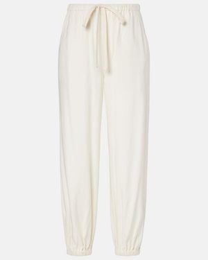 Citizens of Humanity Bubble Twill Tapered Trousers - White