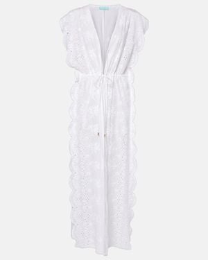 Melissa Odabash Kaftan Aus Baumwolle - Weiß
