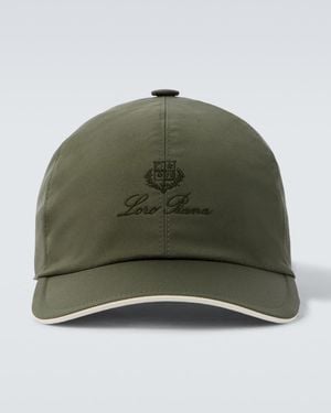 Loro Piana Embroidered Baseball Cap - Green