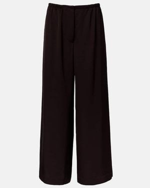 Proenza Schouler Label Weite Hose Meadow Aus Twill - Schwarz