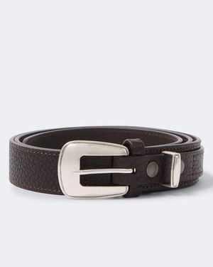 Lemaire Cinturon De Piel - Multicolor