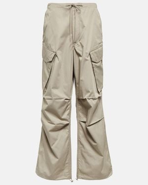Agolde Ginerva Cotton Poplin Cargo Pants - Natural