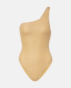 Missoni Costume Intero Monospalla Con Lame - Neutro
