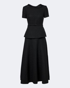 Roland Mouret Cocktailkleid Aus Boucle - Schwarz