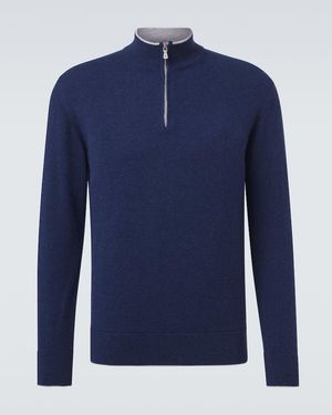 Eleventy Pullover Aus Kaschmir - Blau