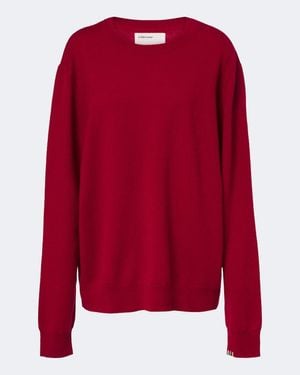 Extreme Cashmere Pull N°358 Mister En Cachemire Melange - Rouge