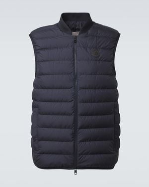Moncler Froissel Quilted Down Vest - Blue