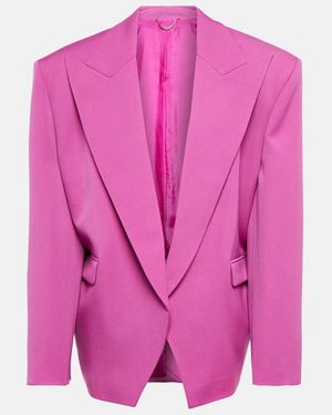 Magda Butrym Oversized Wool Blazer - Pink
