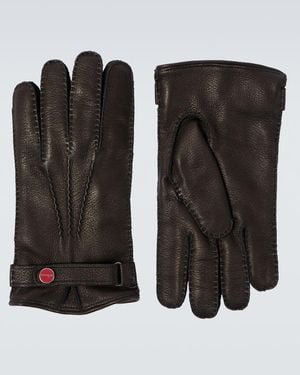 Kiton Handschuhe Aus Leder - Schwarz