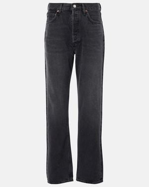 Agolde '90S Pinch Waist High-Rise Straight Jeans - Blue
