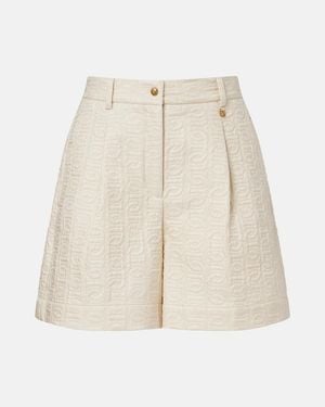Moncler Quilted Shorts - Natural