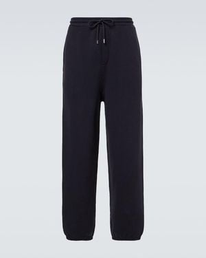 Jacquemus Pantalones Deportivos Torneo De Jersey De Algodon - Azul