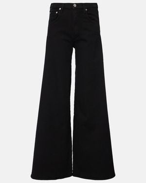 Citizens of Humanity Amari High-Rise Wide-Leg Jeans - Black