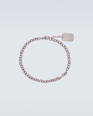 Saint Laurent Bracelet A Logo - Blanc