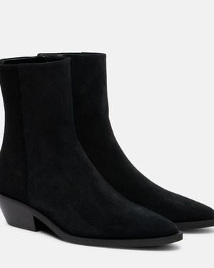 A.Emery Hudson Suede Ankle Boots - Black