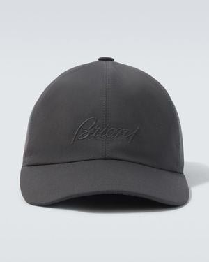 Brioni Logo Baseball Cap - Gray