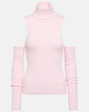 Blumarine Sleeveless High-Neck Top - Pink