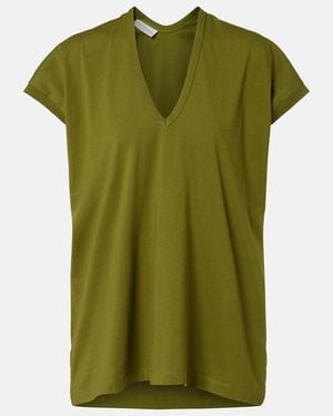 Dries Van Noten Cotton Jersey T-Shirt - Green