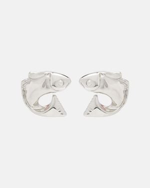 Jacquemus Pendientes Poisson - Blanco