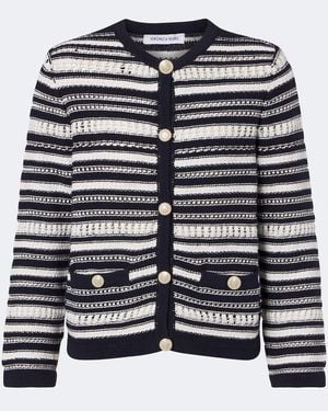 Veronica Beard Cardigan Bellingham Aus Baumwolle - Blau