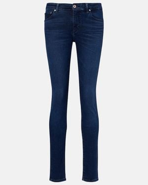 AG Jeans Jeans Skinny Prima De Tiro Alto - Azul