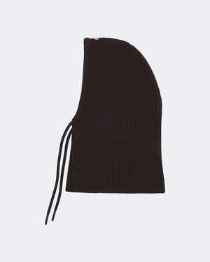 Moncler Balaclava Aus Wolle Und Kaschmir - Schwarz
