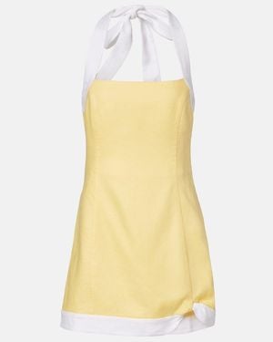 SIR. Linen Minidress - Yellow