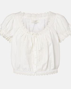 Doen Top Nera Aus Baumwolle - Weiß