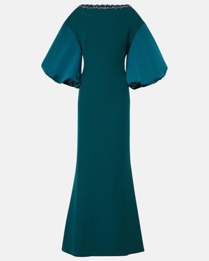 Safiyaa Embellished Gown - Green
