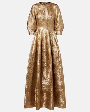 Jonathan Simkhai Claravelle Jacquard Gown - Natural
