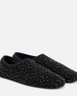 Gabriela Hearst Bailarinas Aris Adornadas - Negro