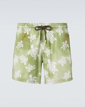 Vilebrequin Printed Swim Trunks - Green