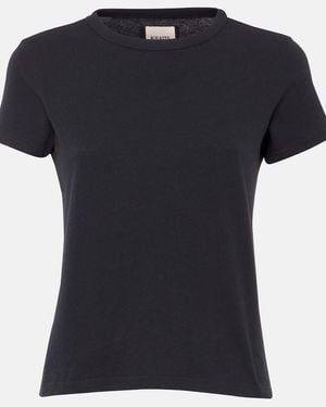 KHAITE Samson Cotton Jersey T-Shirt - Black